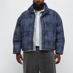 Veste matelassée unisexe personnalisée de haute qualité, style décontracté, col montant brillant, à capuche, vente en gros, toutes tailles - Product Image 4