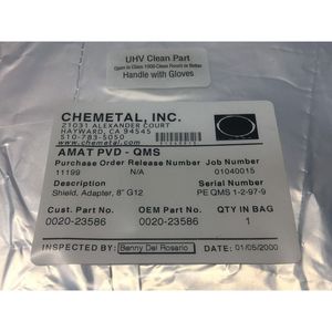 AMAT 0020-23586 Placa Adaptadora Shield, Endura, 8" - Equipo y Piezas de Semiconductores de Confianza de Tradicción Global - Product Image 3