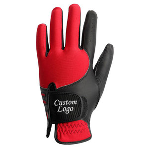 Gants de golf en cuir véritable OEM sur mesure de haute qualité, respirants, compatibles avec les écrans tactiles, avec sangle de poignet réglable - Product Image 3