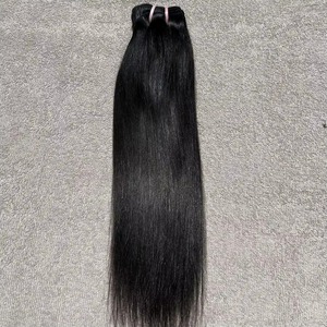 Extensiones de Cabello Humano Tejidas a Mano de Alta Demanda, Suaves y Sedosas, Color Negro Natural, para Salón y Uso Diario, en Venta - Product Image 1