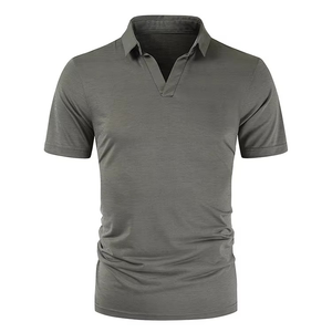 Nuevo Diseño Personalizado de Camisetas Polo Casuales para Hombre, Transpirables, Antiarrugas, de Manga Corta, Bordadas y Tejidas para Verano - Product Image 4