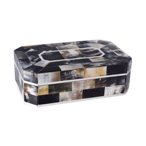 Natural Crafts Horn Rectangle Classic Durable Sustainable <b>Large</b> Capacity Latest Arrival Decorative Jewelry <b>Gift</b> <b>Box</b> OEM - Product Image 1