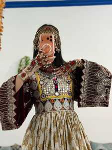 Trendy Afghani <b>Dresses</b> Elegant Embroidered Ethnic Women Casual <b>Dresses</b> Traditional Cultural Wear OEM ODM Factory Wholesale - Product Image 3