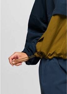 Vêtements de sport décontractés pour femmes Coupe-vent personnalisé d'extérieur imperméable et coupe-vent Caractéristiques Veste d'été Veste de pluie de couleur patchwork - Product Image 5