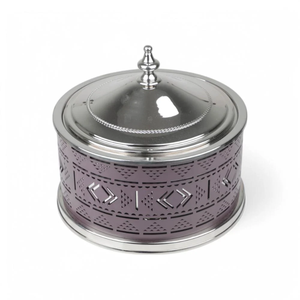 Luxury Stainless Steel Food Warmer Insulated Serving Casserole With Decorative Body For Dining <b>Table</b> Serving - Product Image 2