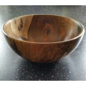 Bol de service en bois massif fait main pour la cuisine, la salle à manger et la décoration intérieure - Product Image 4