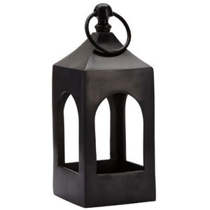 Lanterne décorative unique en métal et verre, finition bronze antique, support de bougie en métal, lanterne faite à la main, personnalisable en gros - Product Image 4