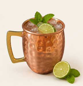 Tazas Moscow Mule de Cobre Puro, Hechas a Mano, con Asa Ergonómica de Latón, para Bares y Restaurantes - Product Image 2