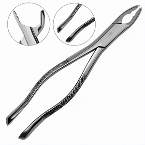 Forceps d'extraction dentaire pédiatrique # 151XAS Dents antérieures inférieures en acier inoxydable, manuelles, certifiées CE, classe I, poignée ergonomique - Product Image 2