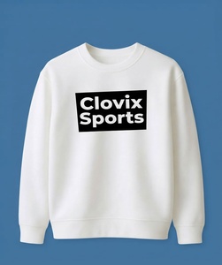Sudadera Minimalista Blanca con Cuello Redondo y Cualquier Estampado, Unisex, Corte Regular, Tejido de Algodón, Estilo Urbano Otoñal - Product Image 6