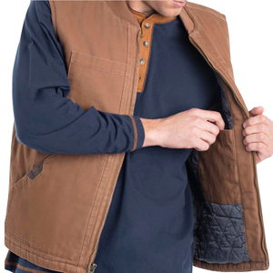 Lightweight Men Canvas <b>Vest</b> Thin Breathable Cotton Waistcoat Custom Logo Summer Outdoor Sports Sleeveless <b>Vest</b> For Men - Product Image 5