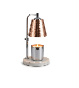 Lampe chauffe-bougie électrique avec minuterie et luminosité réglable, sans flamme, pour bougies en verre parfumées, décoration d'intérieur - Product Image 1