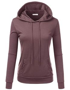 Sudadera Corta Ajustada Informal para Mujer, de Algodón y Felpa, Transpirable, de Secado Rápido, con Forro, a Cuadros, con Bordado - Product Image 6