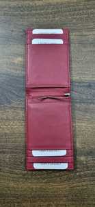 Baby Tran Genuine Leather Minimalist Card <b>Holder</b> Wallet Brown and Black Two-Tone Design - Product Image 4