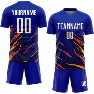 Nuevo Modelo de Camisetas de Fútbol Unisex Transpirables con Estampado Digital, Antibacterianas, de Manga Corta, Último Diseño, 100% Poliéster - Product Image 3