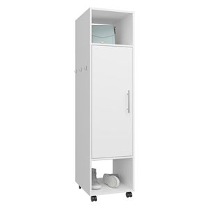 Armadio a specchio a figura intera Ambler con 1 porta e 3 ripiani in armadio - Product Image 1