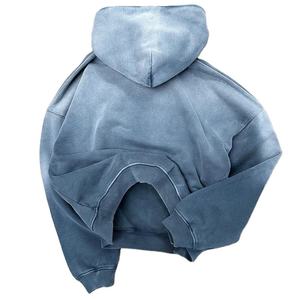 Nouveauté : Sweat à capuche délavé à l'acide pour homme, design optimal, fabrication OEM, en coton, disponible dans toutes les couleurs et tailles - Product Image 5