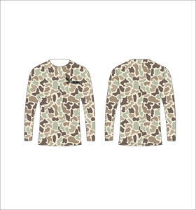 เสื้อกีฬาแขนยาวลายพรางทะเลทรายดิจิตอลระบายอากาศได้ดีสำหรับการฝึกออกกำลังกาย - Product Image 1