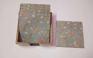 Sous-verres carrés en MDF et impression Meena, design moderne, écologiques, pour la décoration de table, fournisseur indien, export en gros - Product Image 4