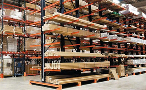 Heavy-Duty Rugged Steel Cantilever Racks Durable Warehouse <b>Racking</b> <b>System</b> Shelf for Long and Bulky Materials - Product Image 6