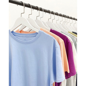 เสื้อยืดคอตตอนแท้ 180 กรัม ทรงโอเวอร์ไซส์ สีพื้น รุ่นอัพเกรด ไซส์ 5XL รับปักโลโก้ตามแบบ OEM พร้อมพิมพ์ลาย - Product Image 1