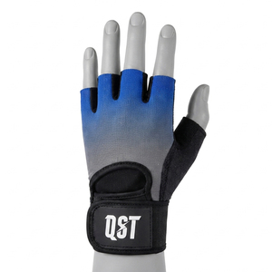Guantes de Levantamiento de Pesas Unisex, Medios Dedos, Palma Acolchada, Soporte para Muñeca, para Entrenamiento en Gimnasio, Logotipo Personalizado OEM - Product Image 1