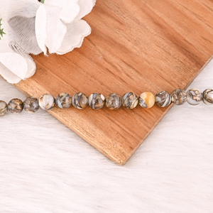 Natural Mother of Pearl & Copper Beads 925 Sterling Silver Trendy Unisex <b>Beaded</b> <b>Bracelet</b> for Wedding Party Gift Handmade Jewelry - Product Image 3