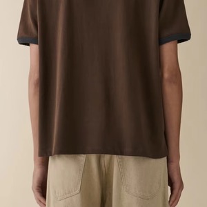 T-shirt décontracté pour homme, coupe ample, couleur unie, design élégant et tendance, col rond, collection 2026 - Product Image 4