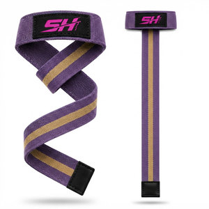 Correas de Agarre para Levantamiento de Pesas, Soporte para Palmas, Precio al por Mayor, Entrenamiento Cruzado, Material de Algodón Antideslizante, Correas de Levantamiento Personalizadas - Product Image 1