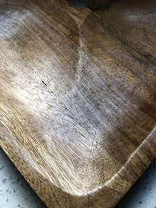 Portavelas de Madera de Mango Natural en Forma de Corazón, Recipiente Rústico para Cera, Pieza Decorativa Hecha a Mano para el Hogar - Product Image 3