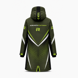 Vestes longues en textile imperméables pour l'hiver, vêtements décontractés, prix raisonnable, vestes longues en textile avec impression de logo personnalisé - Product Image 2