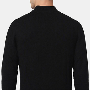 Wholesale <b>Men</b> Mock Neck Long Sleeve Oversized 100% Cotton Fleece Breathable Eco-Friendly Stretch T <b>Shirt</b> <b>for</b> Autumn <b>Winter</b> - Product Image 4