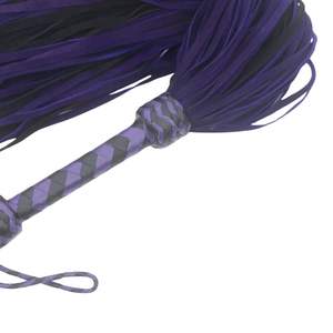 Látigo de Piel de Oveja Suave con Hebilla de Acero y Extremos Redondeados de 2.5cm de Ancho, con Detección de Aguja, Ideal para Principiantes en Juegos BDSM - Product Image 6