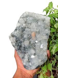 ธรรมชาติ apophyllite คลัสเตอร์คริสตัลวัตถุดิบแร่หยาบตัวอย่างอัญมณีหลวม - Product Image 3