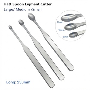 Cuchillo de ligaduras Hatt Spoon 230mm Grande Mediano Pequeño Instrumento Quirúrgico Ortopédico Manual de Acero - Product Image 1