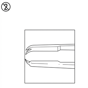 Pinzas de Sutura Castro Desechables de Un Solo Uso, Instrumento Quirúrgico Oftálmico de Acero Inoxidable, Pinzas de Sutura Microquirúrgicas - Product Image 6