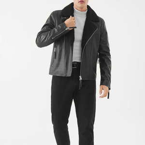Veste en cuir pour homme, imperméable, confortable, de bonne qualité, produit très demandé, veste en cuir pour motard - Product Image 5