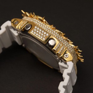 Reloj de Lujo Hecho a Mano, Edición Limitada, Joyería de Belleza Artística, Unisex, Clásico, Hip Hop, Mecánico Automático ETA, Acero Inoxidable, con Fecha - Product Image 3