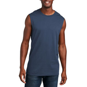 เสื้อกล้ามผู้ชายแบบถัก ดีไซน์ล่าสุด ระบายอากาศได้ดี สวมใส่สบาย ผลิตจากวัสดุคุณภาพดีที่สุด ราคาขายส่งแบบกำหนดเองได้ - Product Image 1