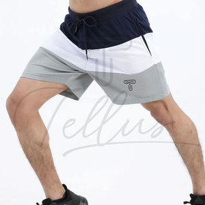 Pantalones Cortos Deportivos Casuales de Verano para Hombre, de Lona, Secado Rápido, Transpirables, con Estampado Sólido, Teñido Liso, hasta la Rodilla, con Cierre de Cordón - Product Image 6
