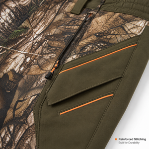 Pantalones de Caza para Hombre, de Poliéster Soft Shell, Impermeables, Transpirables, Resistentes al Viento, con Bloques de Color, para Otoño/Invierno/Primavera - Product Image 2
