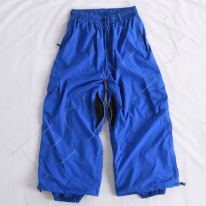 Pantalones de nieve con aislamiento impermeable Unisex OEM, ideales para esquiar y hacer snowboard, cintura ajustable, uso en invierno, forro polar térmico - Product Image 1