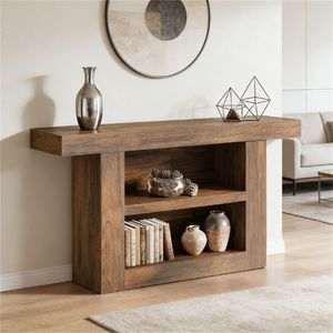 Consolle con Spazio Contenitore per Ingresso, Corridoio o Uso come Scrivania - Product Image 4