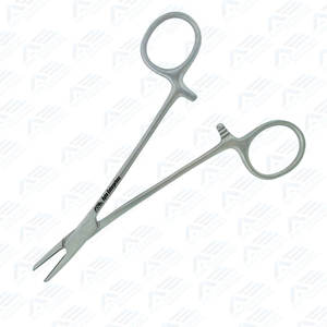 Instruments chirurgicaux droits lisses en acier inoxydable Porte-aiguille marron Porte-aiguille marron Acier inoxydable de haute qualité - Product Image 5