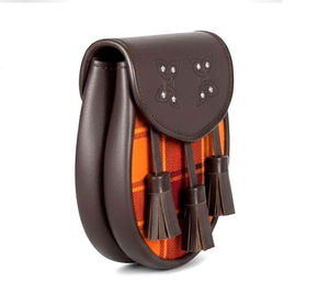 Sporrans escoceses hechos a mano de cuero PU para venta en línea, fabricados en fábrica, Sporrans de cuero genuino personalizados para uso diario con kilt. - Product Image 5