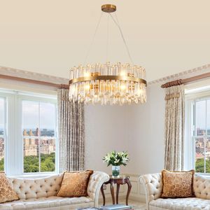 Lampadario a Sospensione in Cristallo LED Moderno e Lussuoso da 23,6 Pollici per Soggiorno, Camera da Letto, Sala da Pranzo, Decorazione Casa - Product Image 1