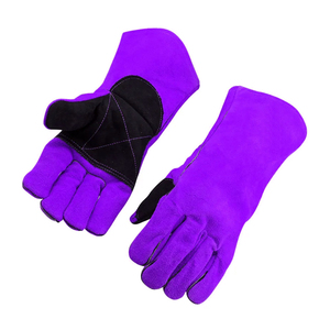 Guantes de Trabajo de Cuero Vacuno de Primera Calidad con Forro de Kevlar, Resistentes al Fuego y al Calor, Personalizables, para Soldadura - Product Image 2