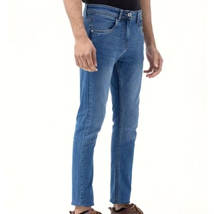 Factory Manufacturing Best Quality Comfortable Men's Summer Solid <b>Jeans</b> Anti Bacteria Breathable Eco-friendly Straight-leg - Product Image 1