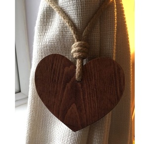 Modern Rope & Wood Curtain Tieback Hotels Room Curtain Tracks & Accessories Ticback Most Selling Sale - Product Image 1