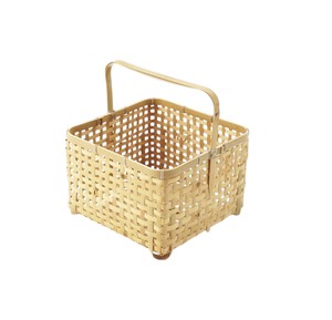 Panier en bambou tressé du Vietnam, contenants de rangement, organisateur de cuisine, boîtes de rangement alimentaire, pour emballage, décoration intérieure, panier - Product Image 1